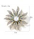 SB366 - Pearl Sunflower Brooch
